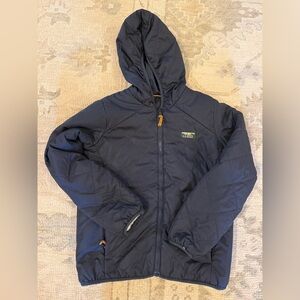 L.L. Bean Boys Reversible Dark Blue Puffer Jacket